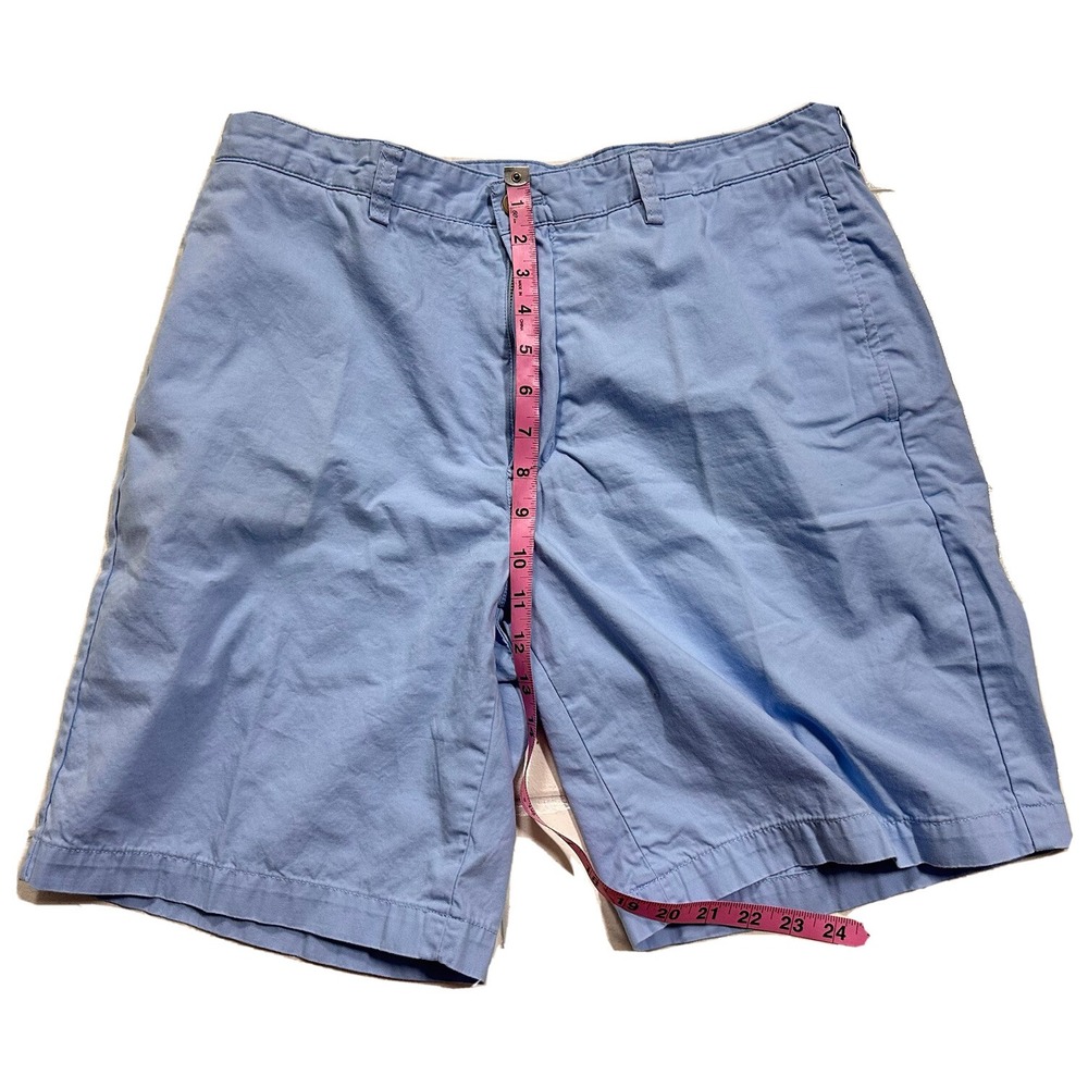 Vineyard Vines Shorts Men's 34 Pale Blue Shep & Ian  Flat Front Club Chino Short - Picture 10 of 13